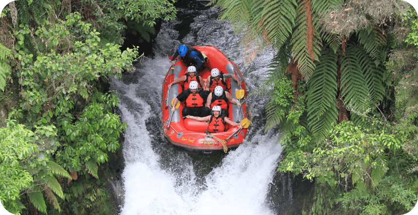 Whitewater Rafting Group Jubilation