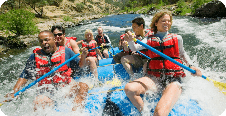 Whitewater River Rafting Family