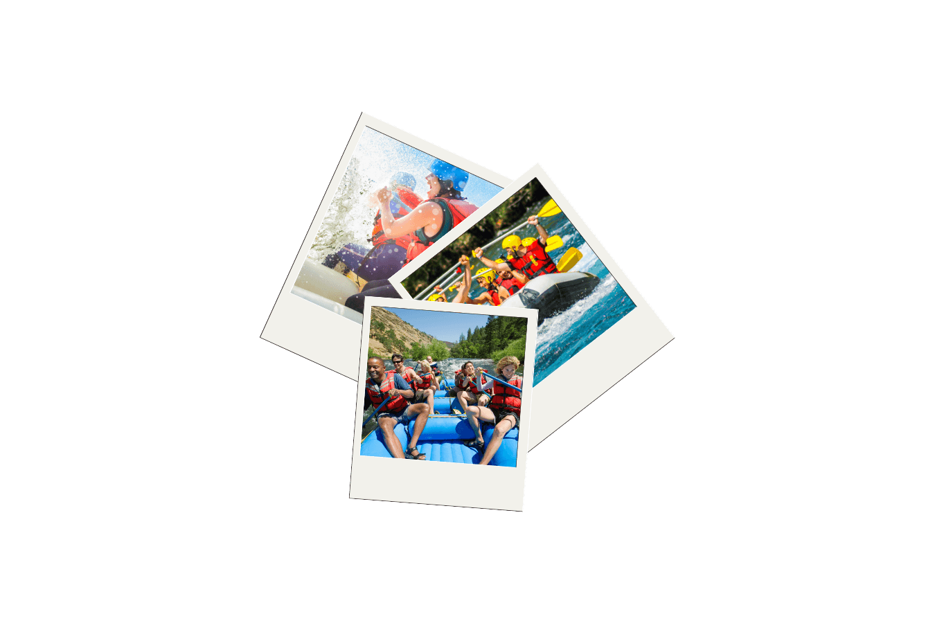 Whitewater Rafting Collage